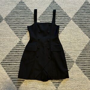 Anthropologie Hutch Black Mini Dress